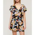 Superdry Beach Playsuit Kort Ermet Kort Kjole