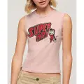 Superdry Retro Embellished Ermeløs T-skjorte