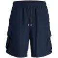 Jack & Jones Karl Nate Linen Ble Shor Cargo Shorts