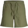 Jack & Jones Jaiden Summer Linen Ble Shorts