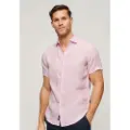 Superdry Studios Casual Linen Kortarmet T-skjorte
