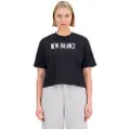 New Balance Relentless Heathertech Cropped Kortarmet T-skjorte
