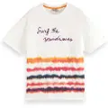 Scotch & Soda Surf Artwork Kortarmet T-skjorte