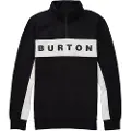 Burton Lowball 1/4 Zip Half-Zip Fleecegenser svart
