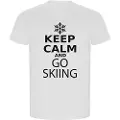 Kruskis Keep Calm And Go Skiing Eco Kortarmet T-skjorte