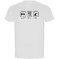 Kruskis Sleep Eat And Ski Eco Kortarmet T-skjorte