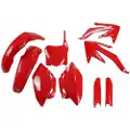 Ufo Honda Crf 450r 2008-2008 Hokit110bf-070 Fork Protectors & Plastsett