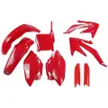 Ufo Honda Crf 450r 2007-2007 Hokit110f-070 Fork Protectors & Plastsett