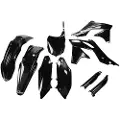 Ufo Kawasaki Kxf 250 2013-2016 Kakit219f-001 Fork Protectors & Plastsett