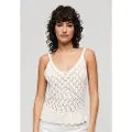 Superdry Crochet Cami Ermeløs T-skjorte