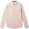 Tom Tailor 1037442 Fitted Structured Skjorte Med Lange Ermer