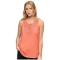 Superdry Lace Ermeløs T-skjorte