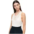 Superdry Lace Ermeløs T-skjorte