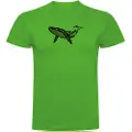 Kruskis Whale Tribal Kortarmet T-skjorte