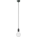Creative Cables Med Bulb Silikon Fargerik Pendellampe Med Tekstilkabel