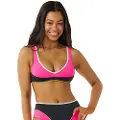 Rip Curl Hibiscus Heat Splice Crop Bikinitopp