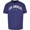Mister tee L.a. College Oversize Kortarmet T-skjorte