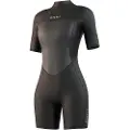 Mystic Brand 3/2mm Flatlock Dame Shorty Med Glidelås På Ryggen