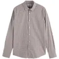 Scotch & Soda Micro Check Skjorte Med Lange Ermer