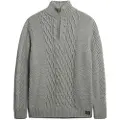 Superdry Jacob Cable Genser Med Halv Glidelås