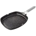 Supreme Foldbart Glatt Håndtak I Steingrill 28 Cm