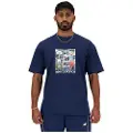 New Balance Hoops Graphic Kortarmet T-skjorte