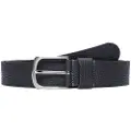 Timberland for man. TB0A5MTDDQ51 35 mm navy embossed leather belt (M), Casual