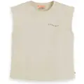 Scotch & Soda Side Panel Insert Ermeløs T-skjorte