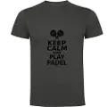 Kruskis Keep Calm And Play Padel Kortarmet T-skjorte