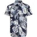 Jack & Jones Oshua Floral Kortarmet Skjorte