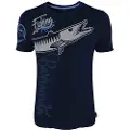 Hotspot titanium Fishing Mania Barracuda Kortarmet T-skjorte