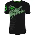 Hotspot titanium Fishing Mania Pike Kortarmet T-skjorte