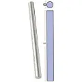 Tecnoseal Galvanisert Aksel