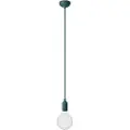 Creative Cables Med Bulb Silikon Fargerik Pendellampe Med Tekstilkabel