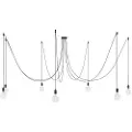 Creative Cables Spider 7 Falls With Light Bulb Pendellampe