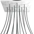 Creative Cables Krovnq4015f105 Xxl Rose-one Square Carrara Marmor Rose-sett