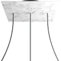 Creative Cables Krovnq403lf105 Xxl Rose-one Square Carrara Marble Rose Kit