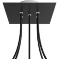 Creative Cables Kroq205f103 Rose-one Square Matte Black Rose-sett
