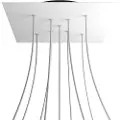 Creative Cables Krovnq409xf102 Xxl Rose-one Square Matte White Rose Kit