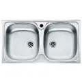 Mepamsa Lineal 78.43 Inox Dobbel Vask