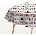 Muare Noel 5-lags Harpiks 100 Cm