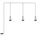 Creative Cables Med Bulb E-snake Eiva Ip65 Utendørslampe Med 3 Lyskilder Og Rosett