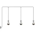 Creative Cables Med Bulb E-snake Eiva Ip65 Utendørslampe Med 3 Lyskilder Og Rosett-