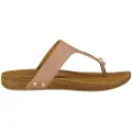 FitFlop Iqushion Leather Toe-post Flip-flops