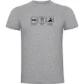 Kruskis Sleep Eat And Swim Kortarmet T-skjorte