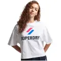Superdry Code Sl Stacked Apq Boxy T-skjorte