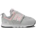 New Balance unisex for kids. NW574V1 Trainers 574 New-b grey (21 W), Flat, Velcro, Casual, children's fashion
