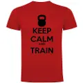 Kruskis Keep Calm And Train Kortarmet T-skjorte