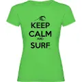 Kruskis Keep Calm And Surf Kortarmet T-skjorte