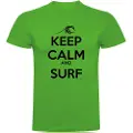 Kruskis Keep Calm And Surf Kortarmet T-skjorte